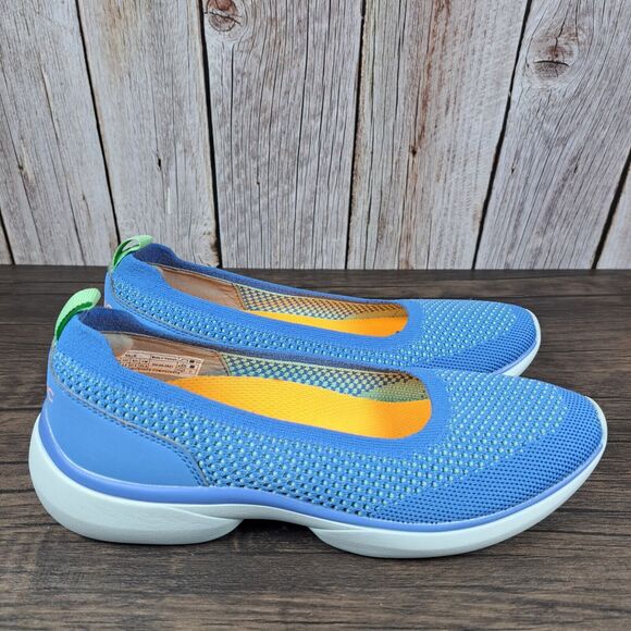 Vionic Kallie Slip On Blue Knit Sporty Walking Sneaker Women's Sz 6.5 (VGC) - Picture 3 of 9